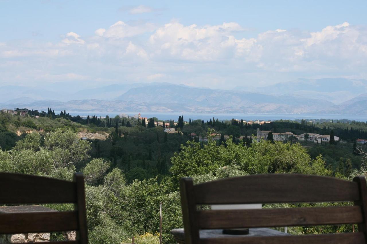 Corfu Luxury Apartment, Tranquility, Mountain & Sea Views Agios Gordios  Eksteriør billede